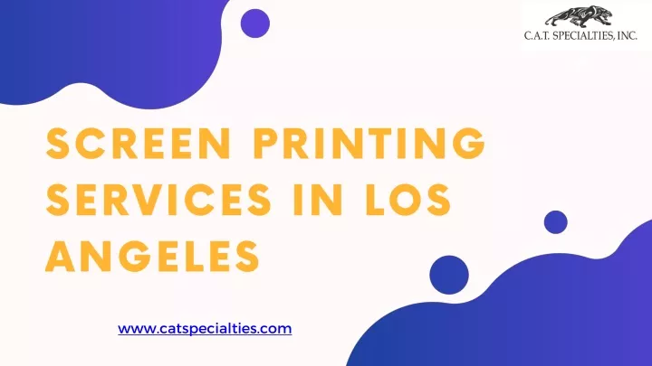 screen printing services in los angeles