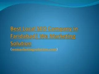 The Hub for Digital Marketing and Web Design in Faridabad