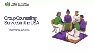 How can Group Counseling Services in the USA Benefit You?