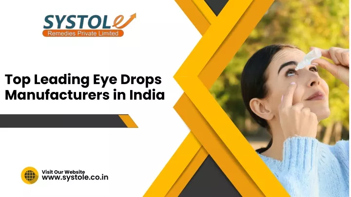 top leading eye drops manufacturers in india