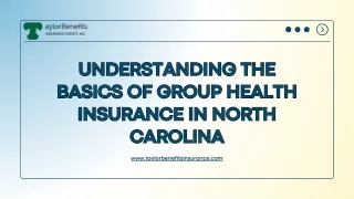 Understanding the Basics of Group Health Insurance in North Carolina