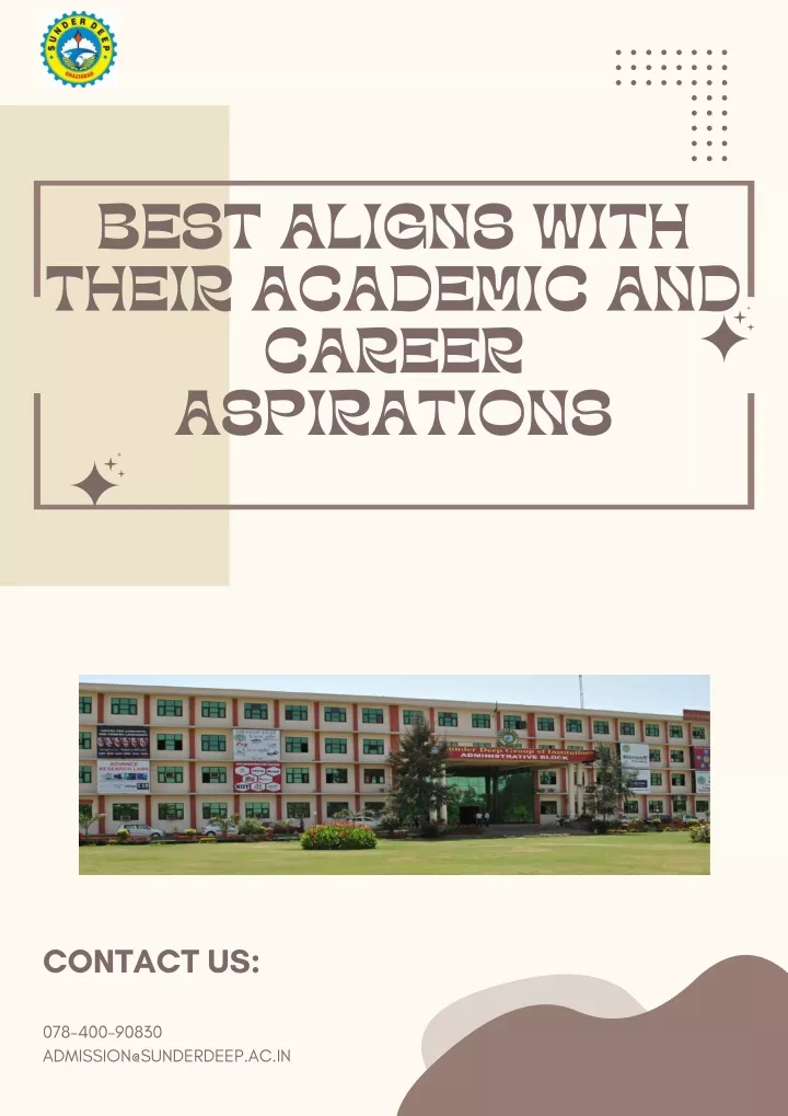 best aligns with their academic and career