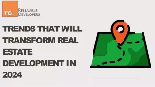 trends that will transform real estate