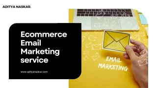 Ecommerce Email Marketing service