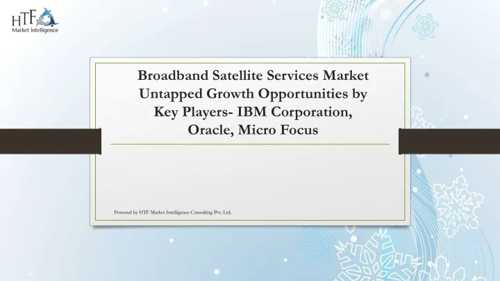 broadband satellite services market untapped