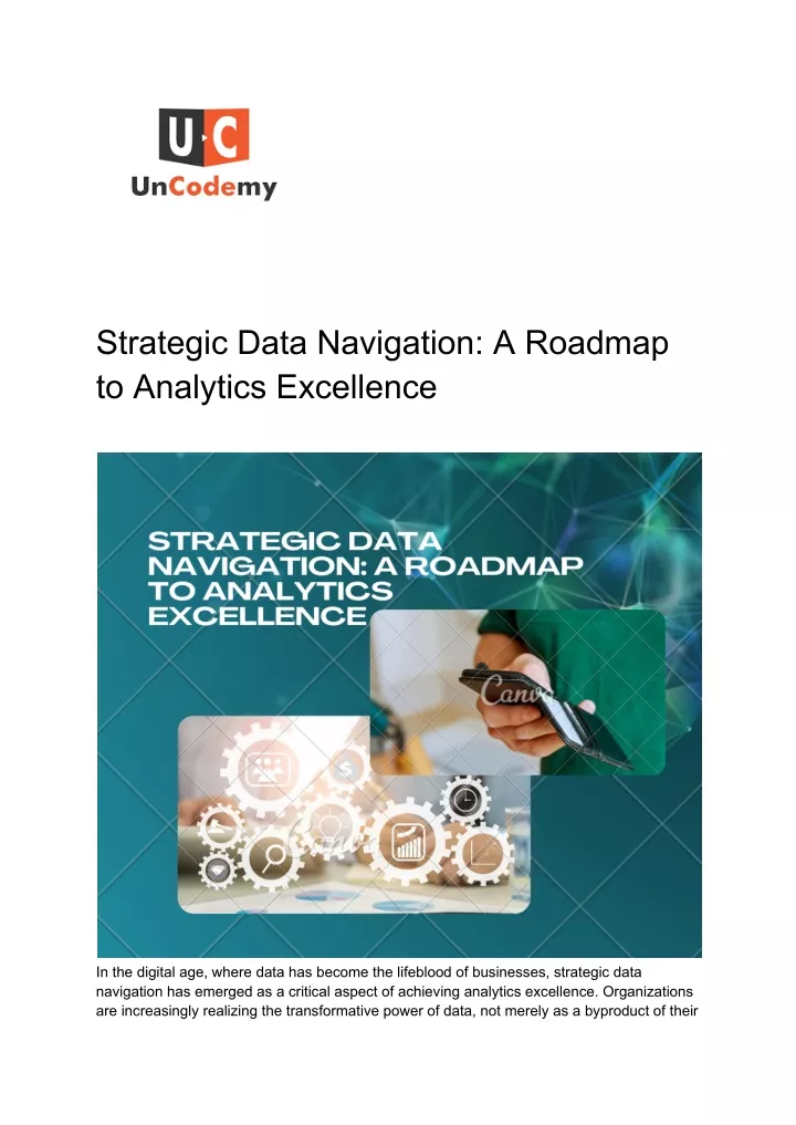 strategic data navigation a roadmap to analytics