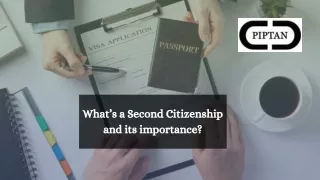 what s a second citizenship and its importance