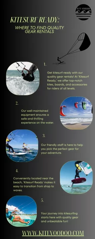 Kitesurf Ready Where to Find Quality Gear Rentals