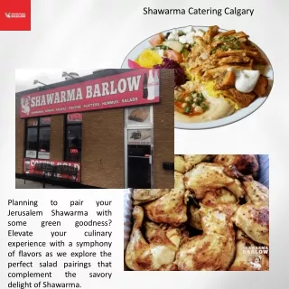 Shawarma Catering Calgary