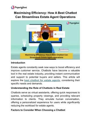 maximising efficiency how a best chatbot