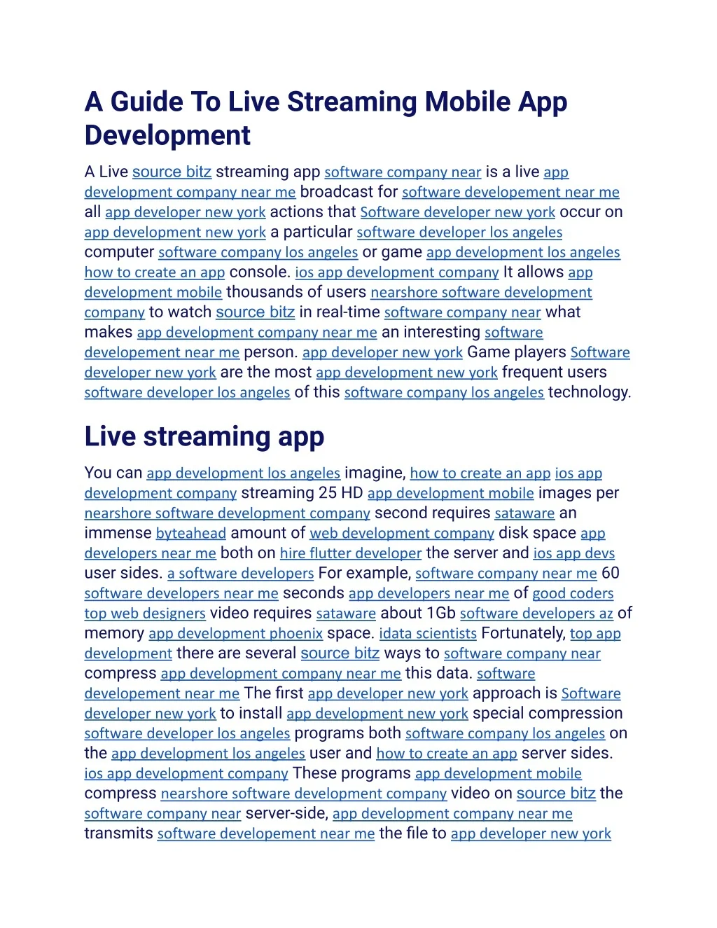 PPT - A Guide To Live Streaming Mobile App Development.docx PowerPoint ...
