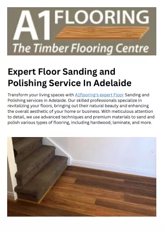 expert floor sanding and polishing service