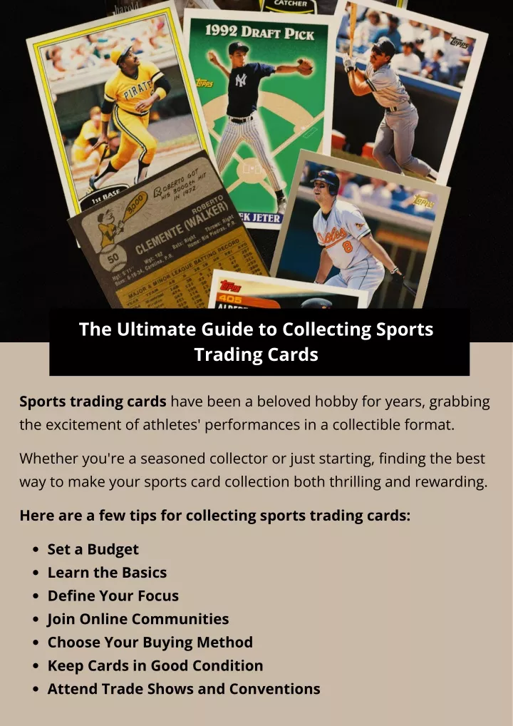 the ultimate guide to collecting sports trading