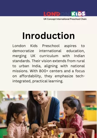 Discover the top Preschool Franchise in India
