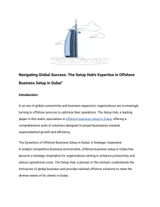 offshore services - Google Docs