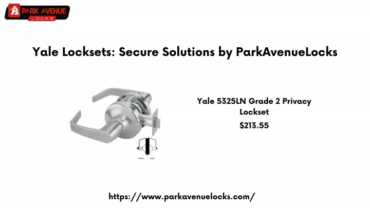 yale locksets secure solutions by parkavenuelocks