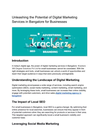 unleashing the potential of digital marketing