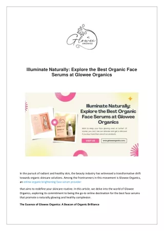 Explore the Best Organic Face Serums at Glowee Organics (3)