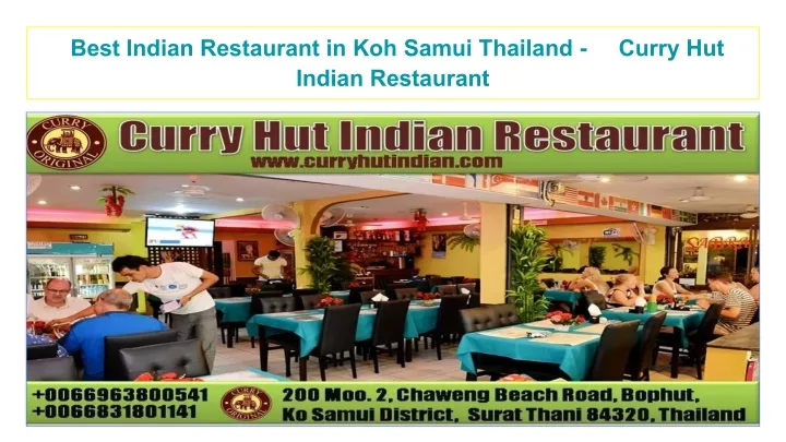 best indian restaurant in koh samui thailand