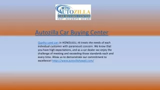 autozilla car buying center