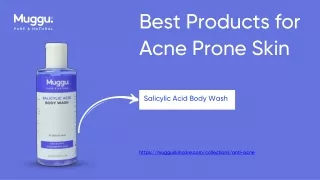 Best Products for Acne Prone Skin