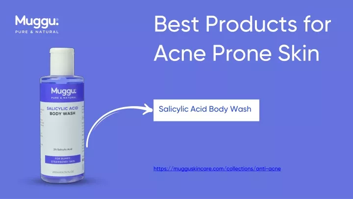 best products for acne prone skin