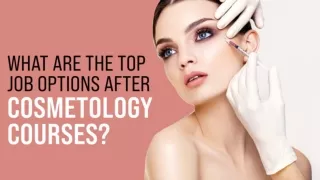 What are the Top Job Options After Cosmetology Courses?
