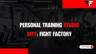 Personal Training Studio City Fight Factory