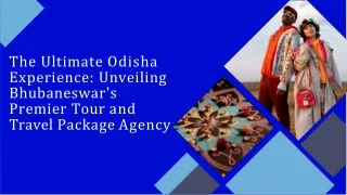 Emerging Tour and Travel Package Agency in Bhubaneswar