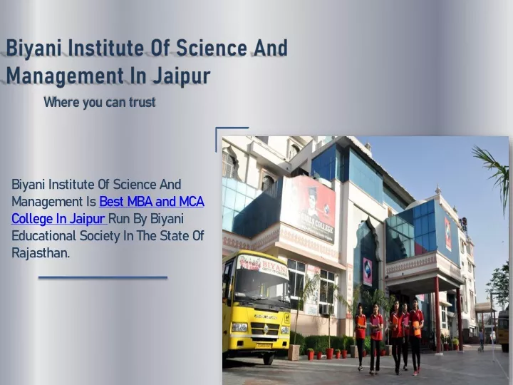 biyani institute of science and management
