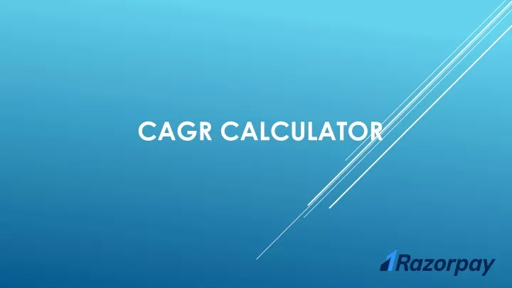 cagr calculator