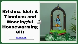 Krishna Idol: A Timeless and Meaningful Housewarming Gift