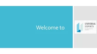 welcome to