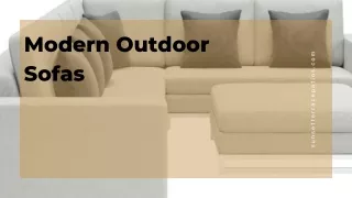 Modern Outdoor Sofas