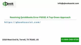 _Resolving QuickBooks Error PS032 A Top-Down Approach