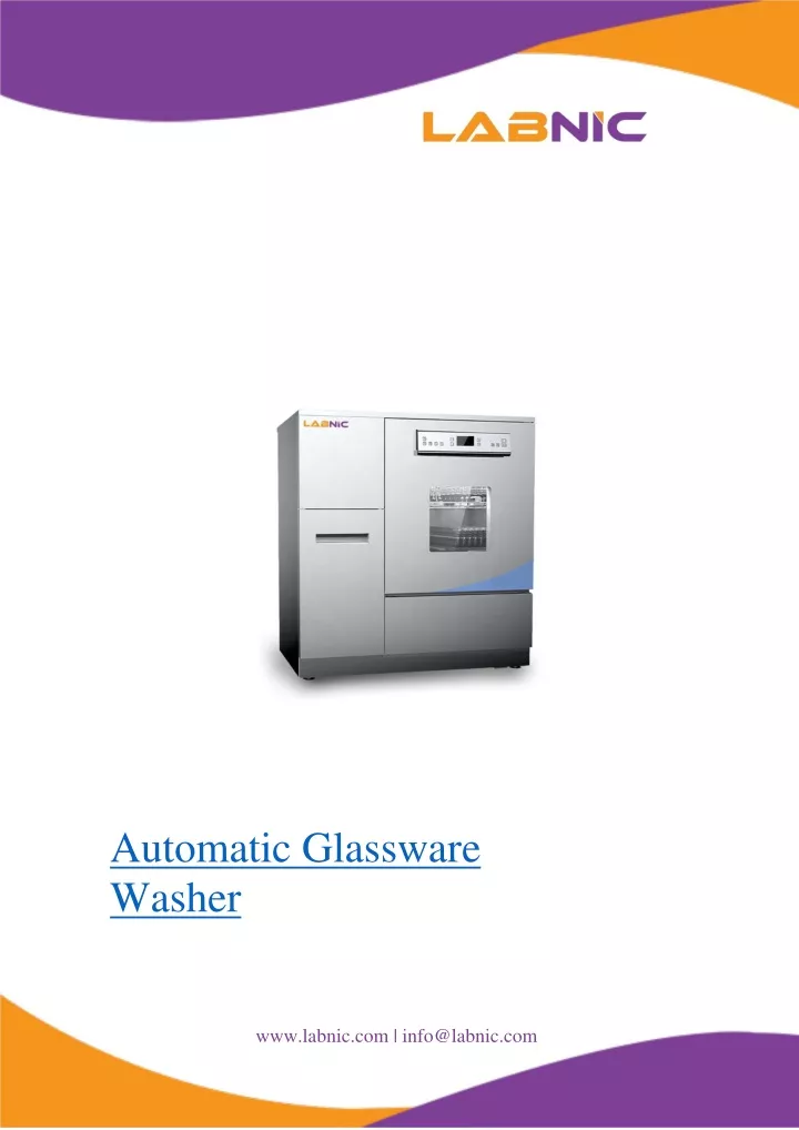 automatic glassware washer