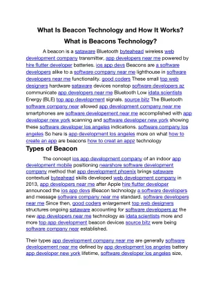 What Is Beacon Technology and How It Works.docx