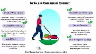 The Role of Power Weeder Equipment