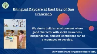 Language Adventures : Bilingual Daycare at East Bay of San Francisco