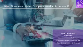 When Does Your Limited Company Need an Accountant?