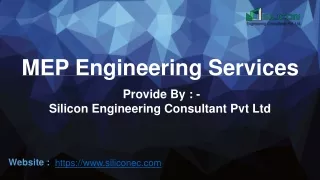MEP Engineering Services - Silicon Engineering Consultant