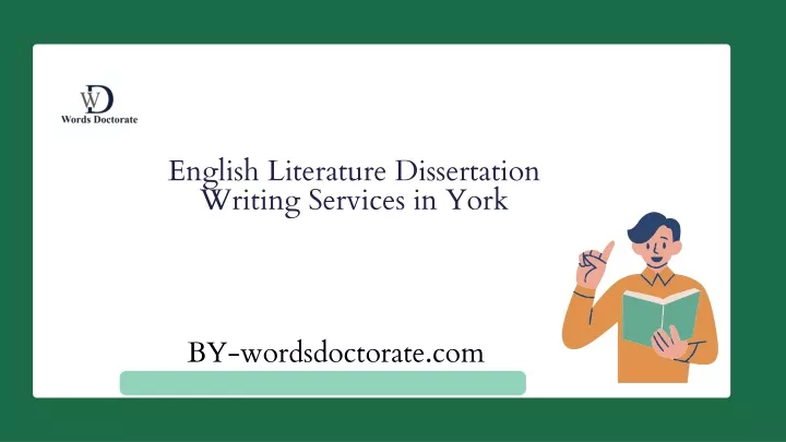 english literature dissertation writing services