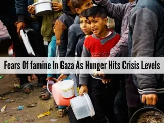 Fears of famine in Gaza as hunger hits crisis levels