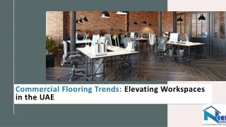 Commercial Flooring Trends: Elevating Workspaces in the UAE
