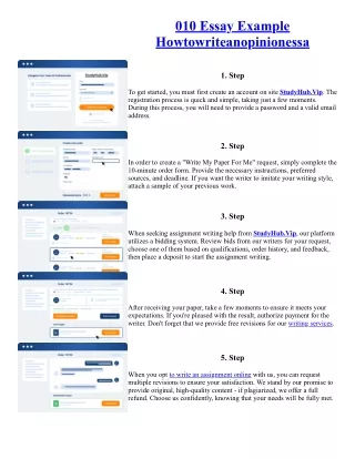 010 Essay Example Howtowriteanopinionessa