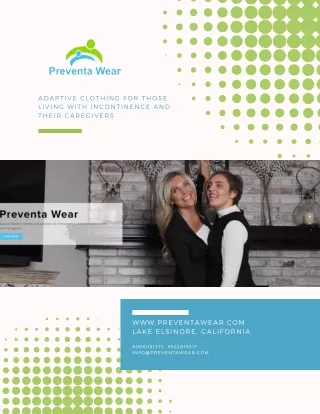 Adaptive clothing and products for those living with incontinence. – Preventa We
