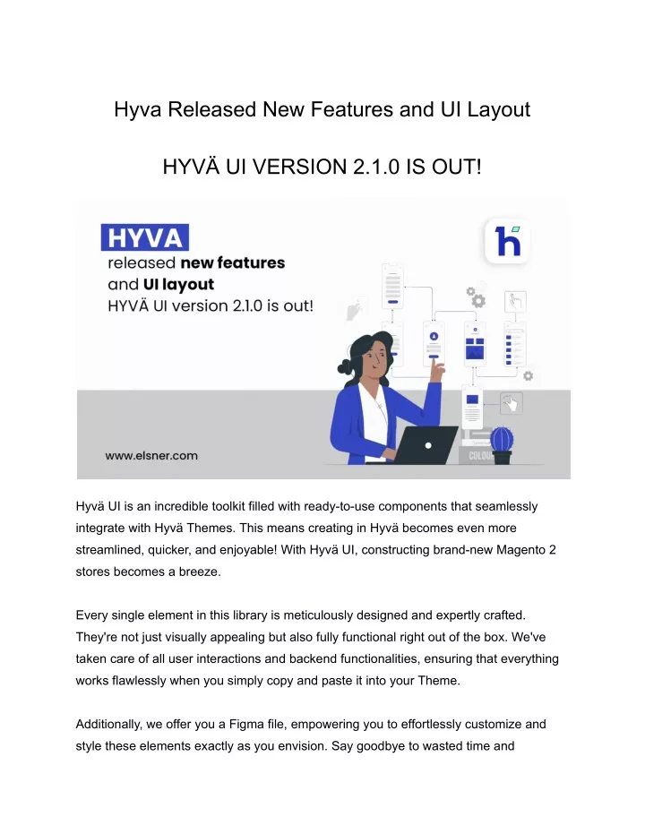 hyva released new features and ui layout