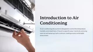 Introduction to Air Conditioning