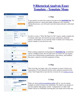 9 Rhetorical Analysis Essay Template - Template Mons