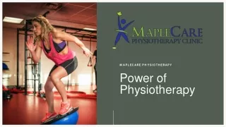 Physiotherapy in Kanata - Maplecare physiotherapy